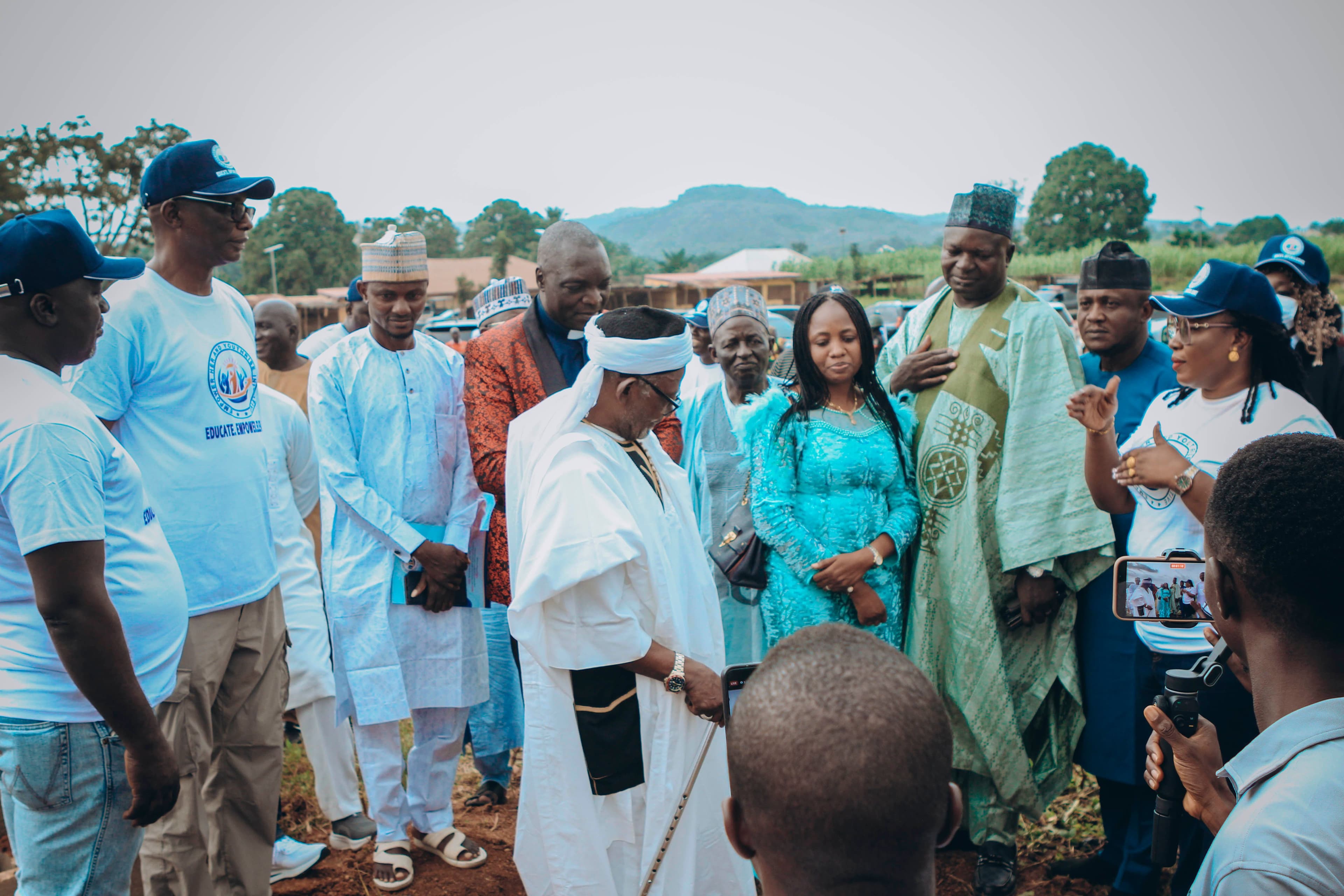 Ground breaking lunch for the building of a block of three (3) Public toilets in Kwoi general market